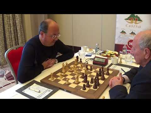Oleg Skvortsov - GM Evgeny Sveshnikov, Match at Kempinski Riga, Sicilian 2.b3, Rapid, PART II