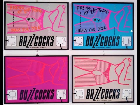 What Do I Get? Malcolm Garrett graphic design for Buzzcocks 1977 - 2019.