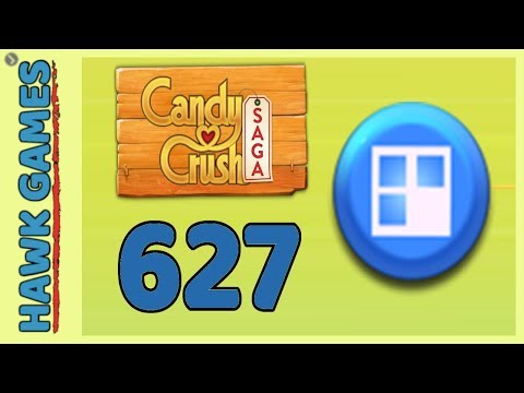 Candy Crush Saga Level 627 (Jelly level) - 3 Stars Walkthrough, No Boosters