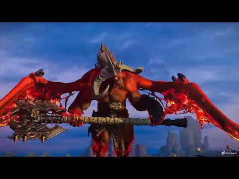 Khorne vs Greenskins   / Total War WARHAMMER 3 Battle