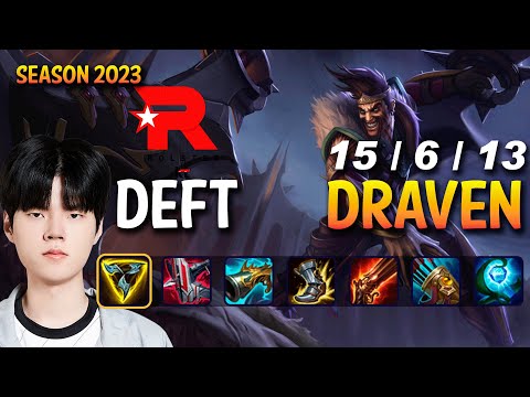 KT Deft DRAVEN vs KALISTA ADC - Patch 13.23 KR Ranked