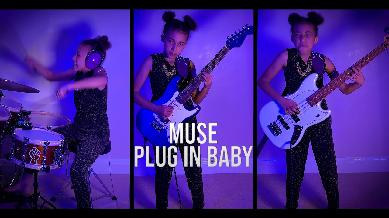 Plug In Baby by Muse - Cover - Nandi Bushell 10 Years Old - YouTube