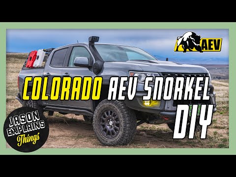 Chevy Colorado AEV SNORKEL INSTALL DIY (COOLEST MOD YET!)