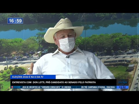 Entrevista com Don Lotti, pré-candidato ao Senado pelo Patriota 18 07 2022