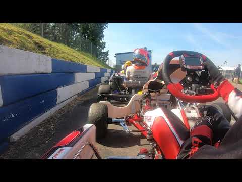 SKCC Klippan, IAME SERIES ROUND 5 ( Sweden ) Heat 2 - Onboard with Alxander Spetz.