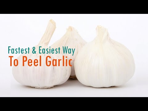 My Fastest & Easiest Way To Peel Garlic