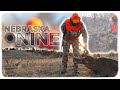 big nebraska nine pointer november deer hunting action