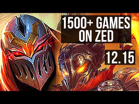 ZED vs VIKTOR (MID) | 9/0/5, 1500+ games, Legendary, 900K mastery | EUW Master | 12.15