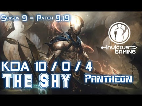 IG The Shy PANTHEON vs KAYLE Top - Patch 9.19 EUW Ranked
