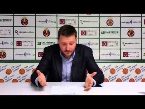 Sala de prensa Amics - Lucentum (PlayOff): Toni Ten