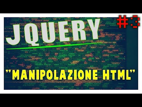 MANIPOLAZIONE HTML JQuery - Corso JQuery #3 | Vita Da Founder