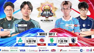🔴 LIVE | MPL PH S18 | FILIPINO - Week 8 Day 3