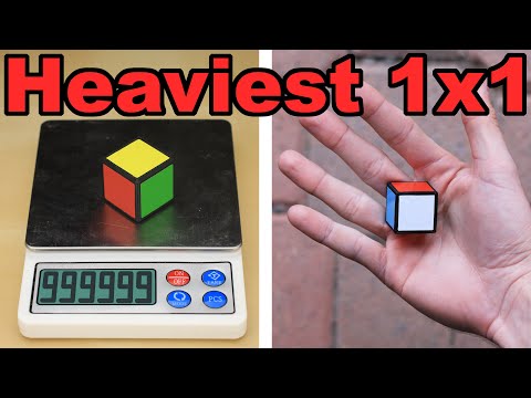 I made the world's HEAVIEST *1x1*