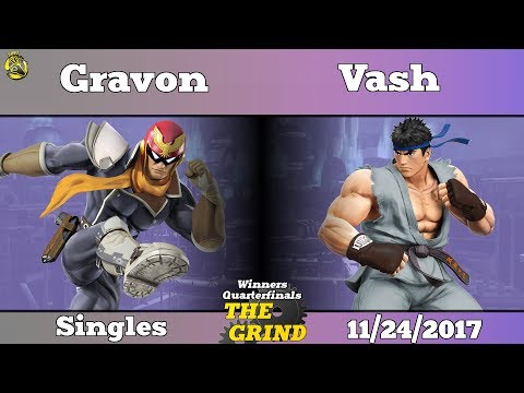The Grind 4 BMU|Gravon (Captain Falcon) vs Vash (Ryu) Winners Quarterfinals