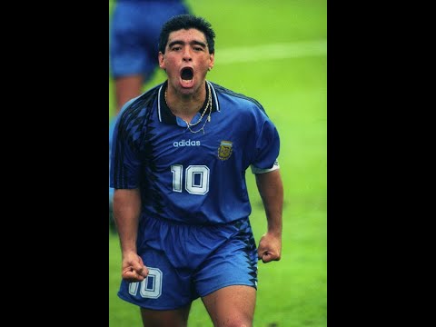 Maradona vs Grecia /Resumen de sus jugadas 👏👏⚽