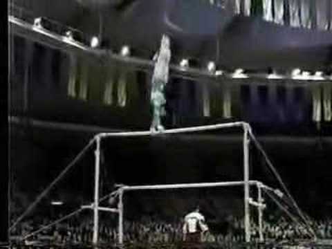 Maiko Morio - 1988 Olympics Team Compulsories - Uneven Bars