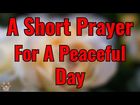Lord, Cover My Day with Your Peace 🙏 | A Gentle Morning Prayer