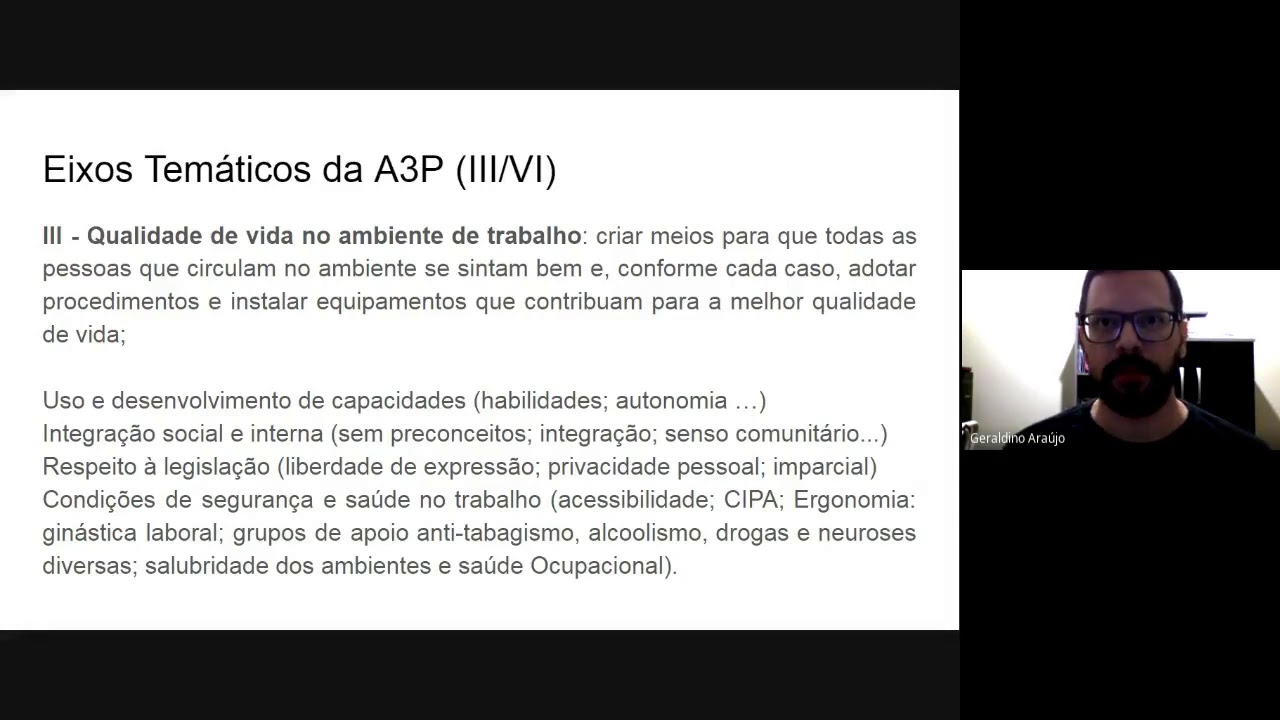Palestra "Agenda Ambiental na Administração Pública (A3P)"