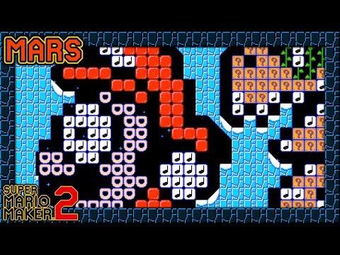 Super Mario Maker 2 - Frozen Lake on Mars