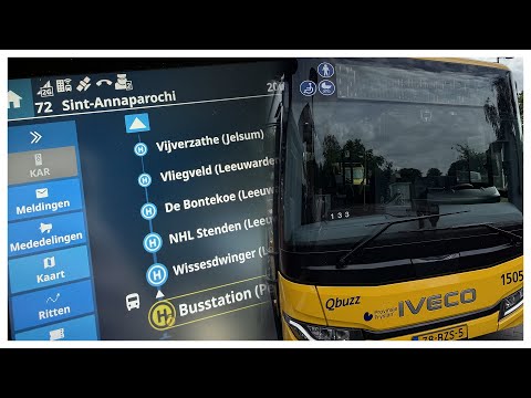 Qbuzz FRL Lijn 72 - Leeuwarden Bstn - Sint Annaparochie de Wissel