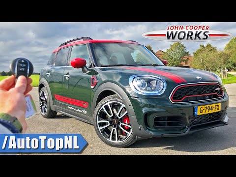 Mini Countryman JCW 306HP REVIEW on AUTOBAHN [NO SPEED LIMIT] by AutoTopNL