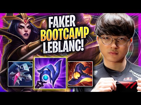 FAKER IS INSANE WITH LEBLANC! - T1 Faker Plays Leblanc MID vs Katarina! | Bootcamp 2023