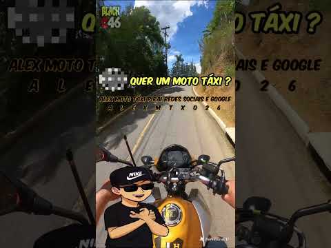 ⚪MOTO VLOG SAINDO DA JAQUEIRA PIRAÍ | BLACK 046 |#viral #shortsfeed #shortvideo #moto taxi