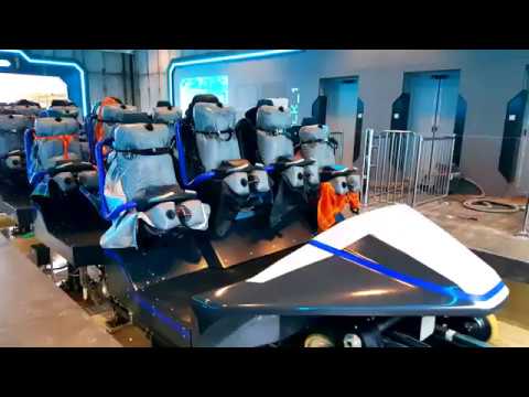 HYPERION Mega Coaster Premier Test - Energylandia Amusement Park Poland