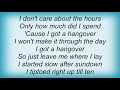 America - Hangover Lyrics
