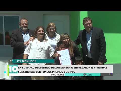 #Noticias10 | Entrega de viviendas en Los Menucos