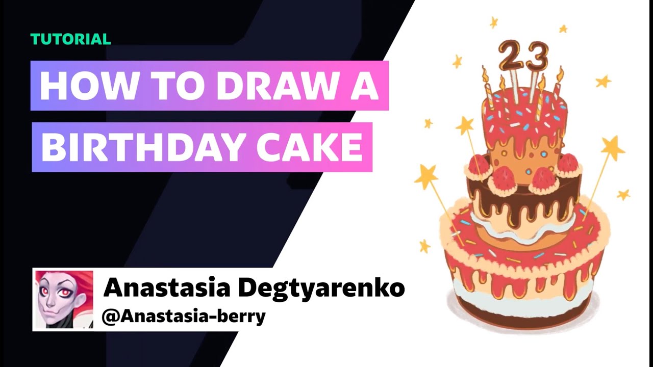 How to Draw a Birthday Cake w/ Anastasia-berry | DeviantArt Tutorials