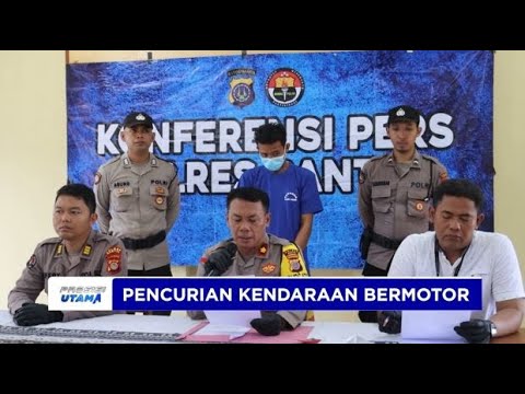POLISI BEKUK PENCURI MOTOR PETANI