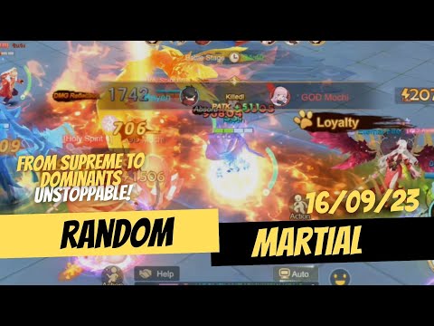 Solo Random Martial 90% Win Rate (up rank to Dominants Part 1) 16/09/2023 - Cloud Song