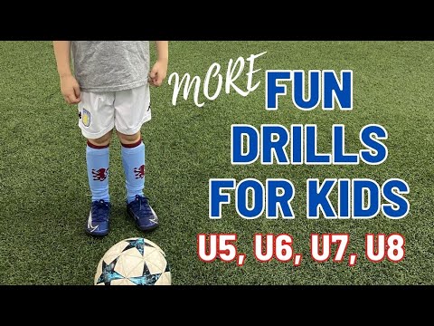 Fun Drills For Kids (Volume 2) | U5 U6 U7 U8 Football/Soccer | 2021