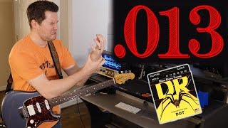 Video thumbnail for Do .13 Gauge Strings Really Affect Guitar Tone? (my fingers hurt) by Music is Win