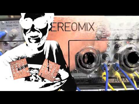 Toppobrillo Stereomix 4-Channel Voltage-Controlled Stereo Mixer Demo