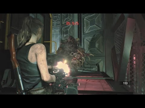 Resident Evil 2 Remake: William Birkin Boss Fight (G-Stage 4) - Claire Scenario Final Boss