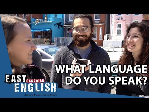 What language do you speak? | Easy English 34