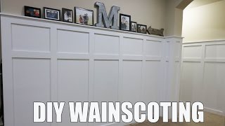 DIY WAINSCOTING for HALF THE COST 💵