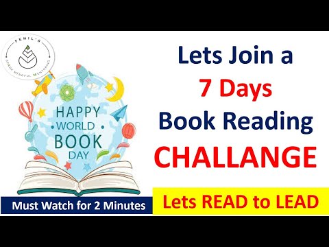 World Book Day Wishes - Lets Join 7 Days Reading Challenge - Just watch video for 2 minutes. Fenil