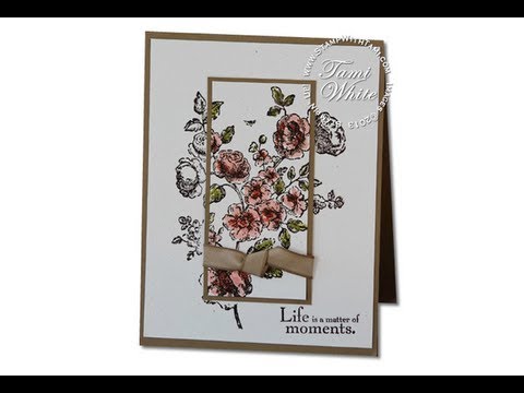 2 in 1 Technique: Double time Spotlight technique featuring Stampin Up Elements of Style
