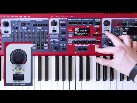 Matt Cossey Tutorial Series:  Nord Stage 3 - Zones, Splits & Crossfades