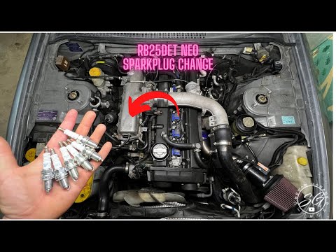 RB25DET - REMOVE & REPLACE SPARK PLUGS