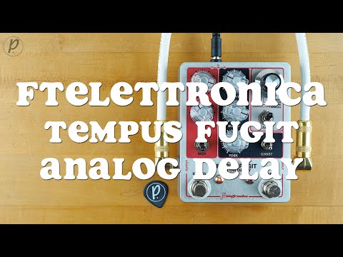 FTelettronica Tempus Fugit Analog Delay Aluminum / Red / Black image 3