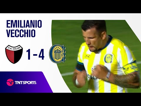 ¡VECCHIO PRESIONÓ, DESPARRAMÓ AL ARQUERO Y METIÓ EL CUARTO! ⚽ | Colón 1-4 Rosario Central