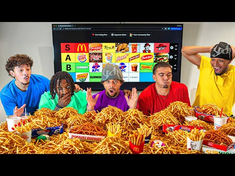 YDN Ultimate Fast Food FRENCH FRY TIER LIST
