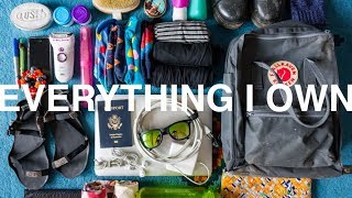 EVERYTHING I OWN | minimalist full-time travel