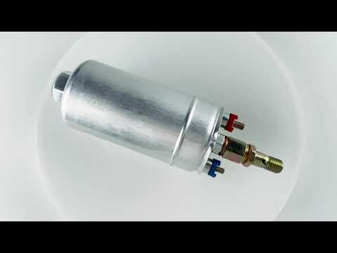 SPELAB Universal 300LPH External Inline Fuel Pump Replacing for Bosch 044 Silver