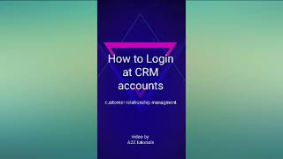 Login to CRM system ( PITB)