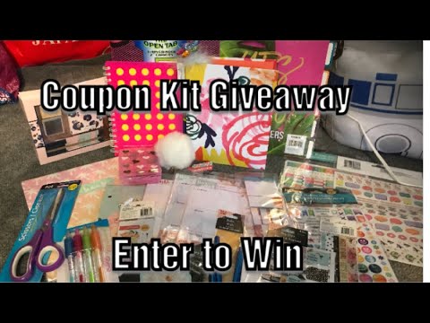 CONTEST CLOSED WINNER ANNOUNCED Coupon Kit Giveaway! Enter to Win FREE Coupon Kit, Video